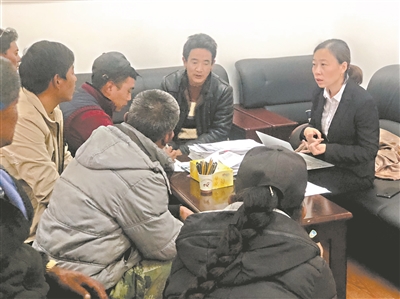 "1 1"法律援助志愿律师李荣花:高原上盛开的"雪莲花"